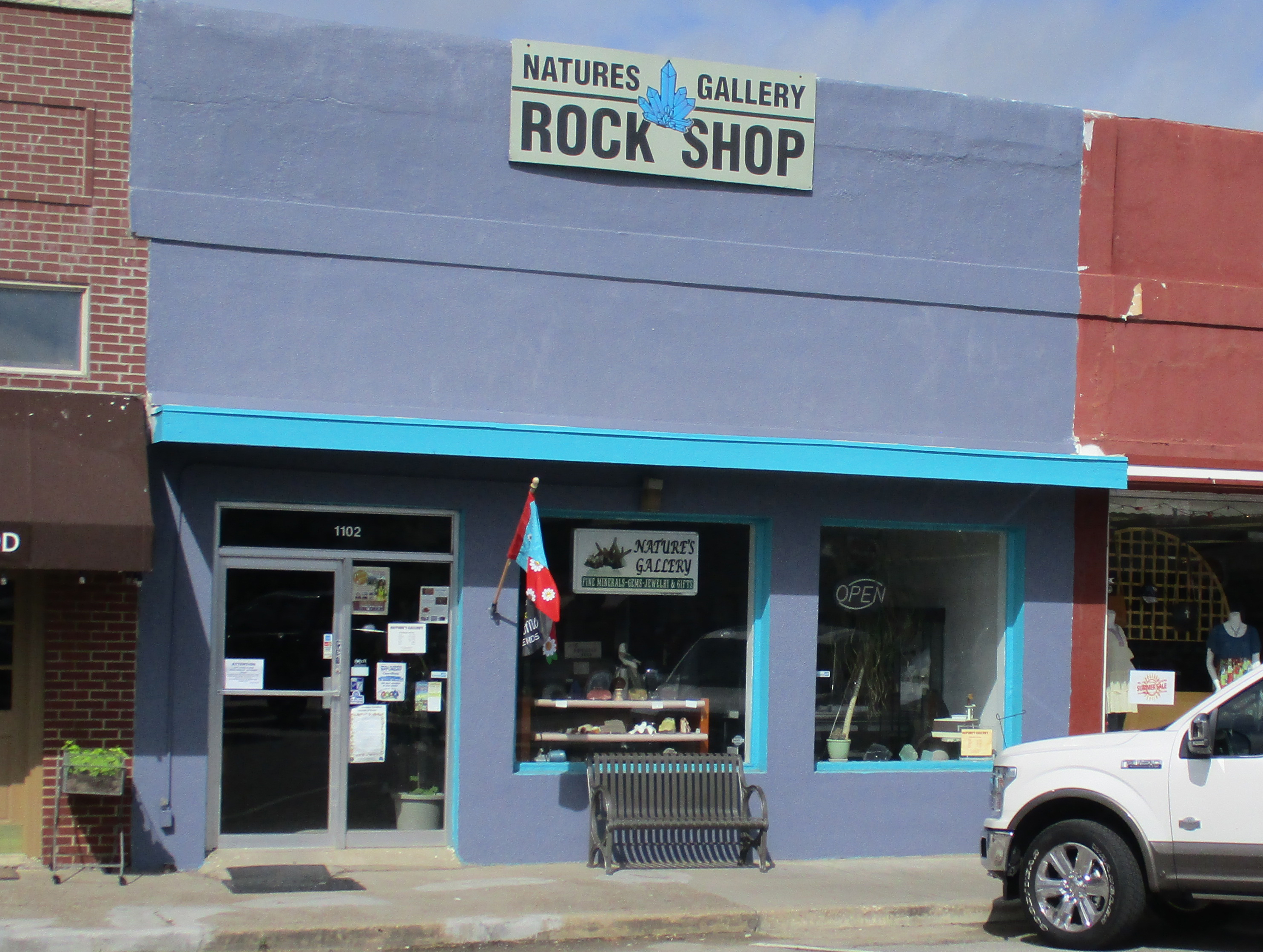 Outside view of the shop